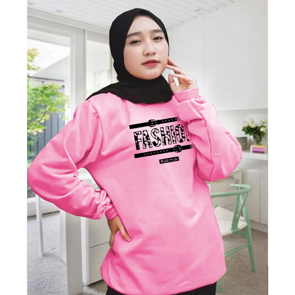 Kaos Lengan Panjang fashion/ Kaos Sweatshirt / Atasan Wanita / Atasan Wanita Lengan Panjang