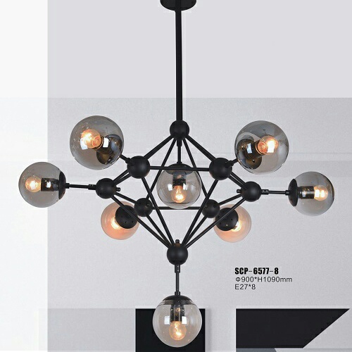 Lampu Gantung Vintage Retro Industrial SCP-6577-8