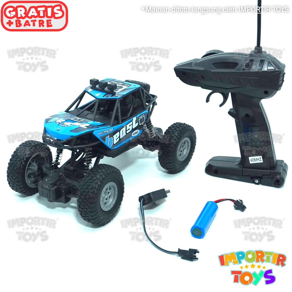 Mobil Offroad RC Car Remote Control Rock Crawler Mainan Anak