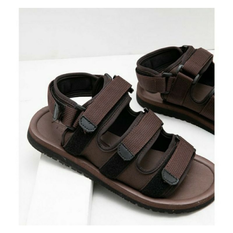 Sandal Gunung Jordan Pria Big size 44-49 Sendal Outdoor Pria Hikking Kuat Ukuran Besar Army, 47
