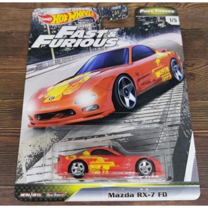 Hot Wheels Fast Tuners Mazda RX-7 FD RX 7 RX7 HW FNF Premium Hotwheels Fast and Furious Mobil mainan