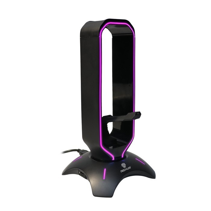 Rexus J3 Bungee Headset Standing RGB with USB Hub