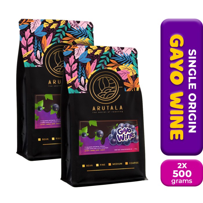 

⭐BISA COD⭐ ARUTALA Kopi Arabika Gayo Wine 1KG - Bean