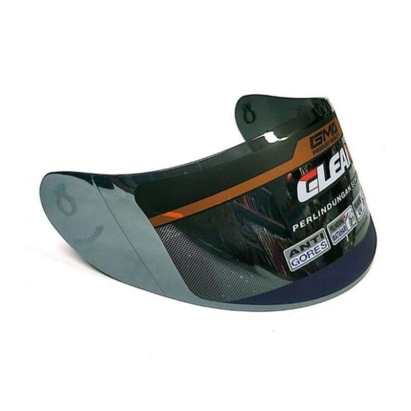 Kaca Flat Visor Kyt R10 Rc7 K2rider Iridium  free sticker