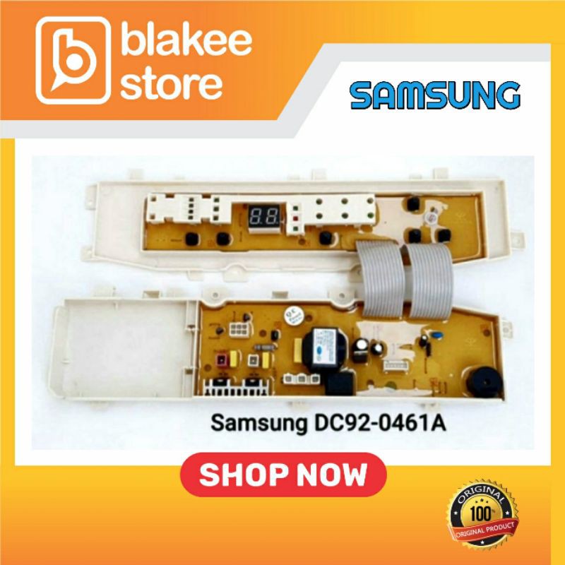 Modul pcb mesin cuci samsung WA70U3 WA80U3 WA90U3 6TOMBOL ORIGINAL PROGRAM