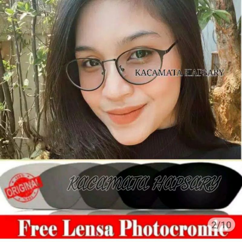 Kacamata Anti Radiasi | Kaca mata Anti UV 9614 NOBU | Kacamata  Photocromic | Kaca mata Minus dan Plus