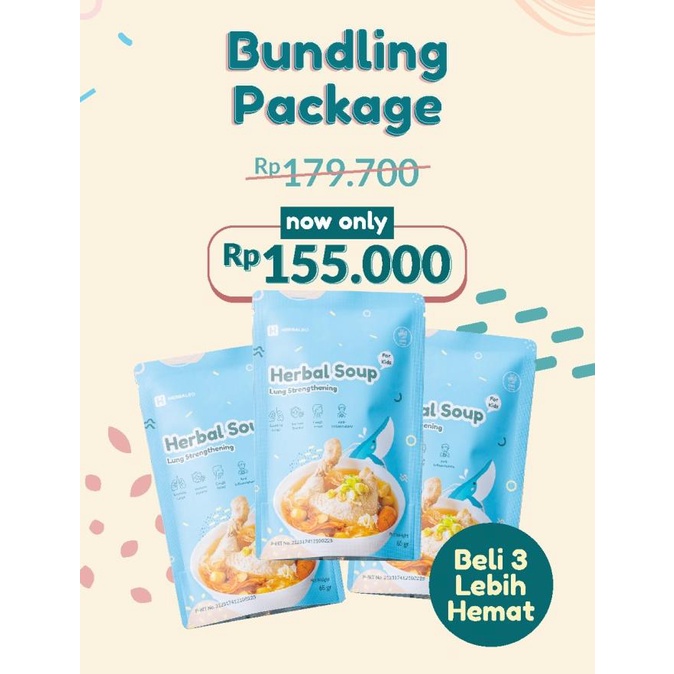 

TERBARU HERBALEO PAKET BUNDLING SUP PARU-PARU ANAK STOK TERBATAS