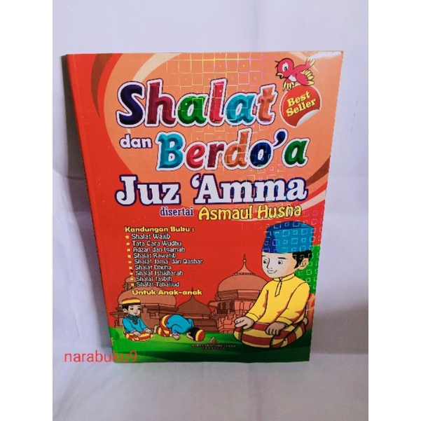 

Buku shalat dan berdoa ,juz amma , Asmaul Husna untuk anak-anak