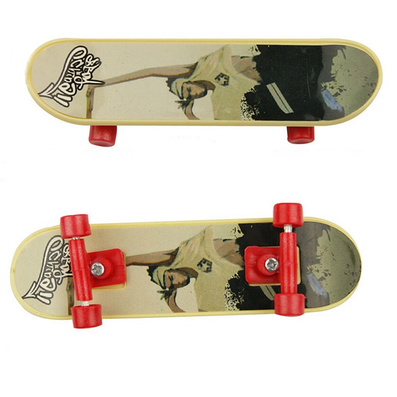 1pc Mainan Skateboard Jari Mini 3.7 &quot;Untuk Anak Laki-Laki / Perempuan