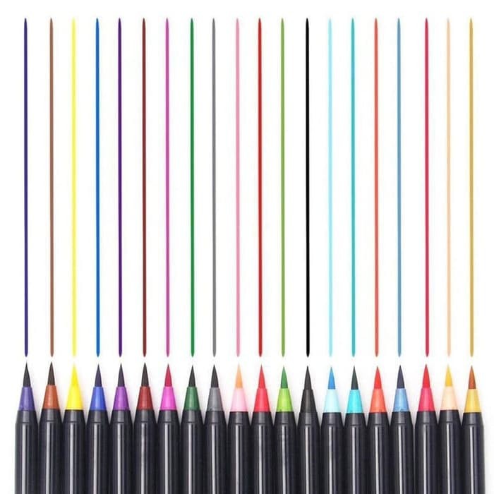 Wtercolor Brush Pen (20 color)