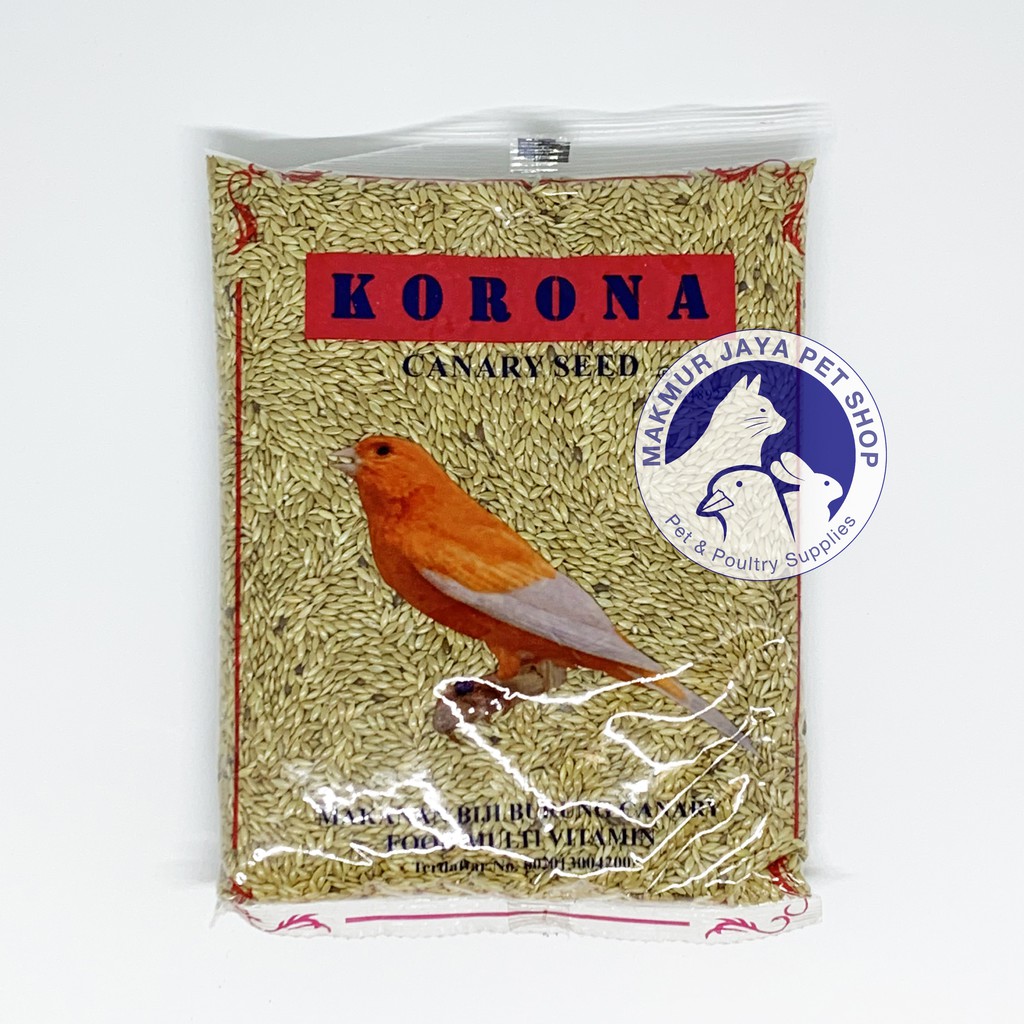 Korona Canary Seed Polos Pakan Burung Kenari