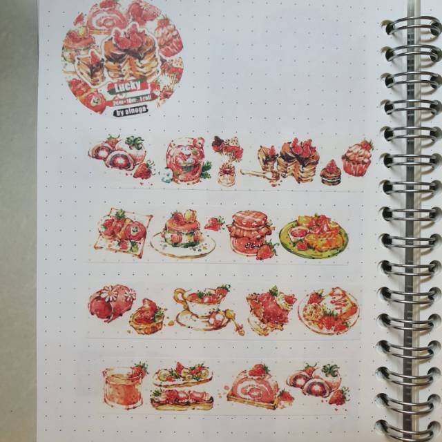 

washi tape sample for scrapbook and journal ( per meter )