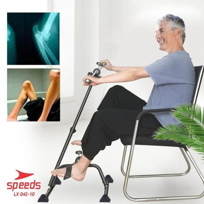 sepeda statis olahraga gym   terapi kaki terapi tangan lansia lx042 10