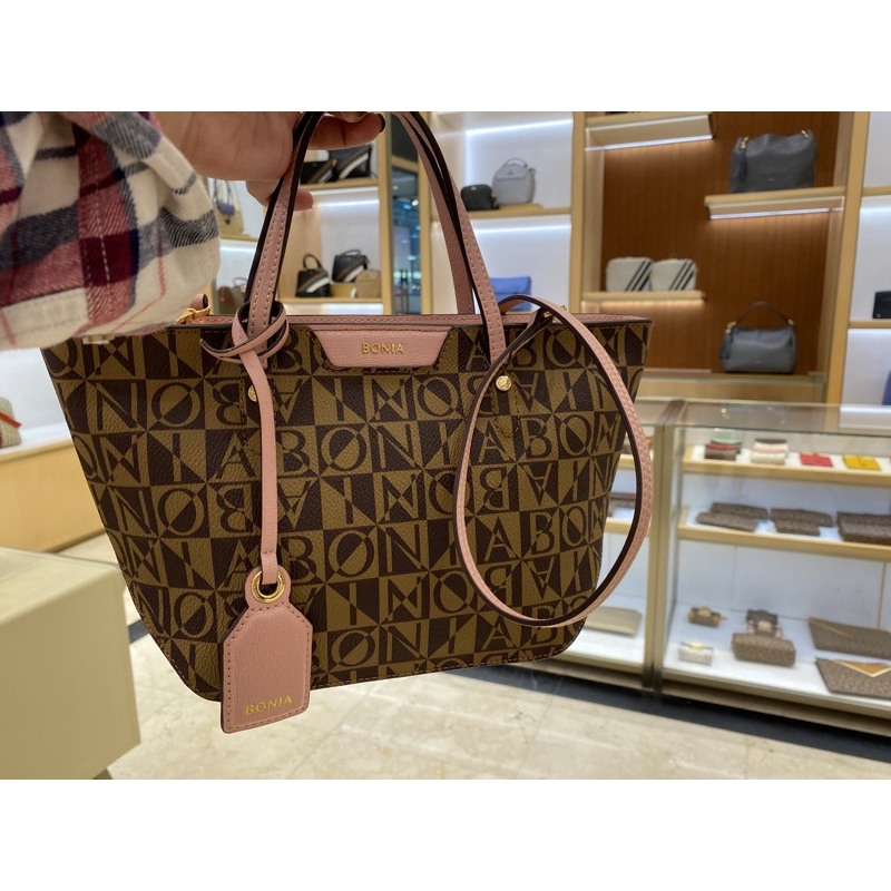 preloved bonia tote bag mini