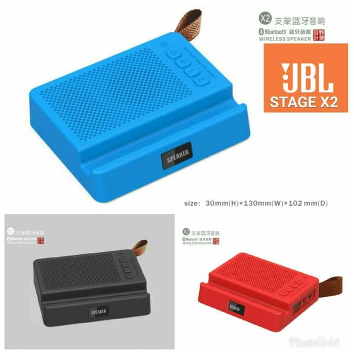 Speaker Speker Bluetooth Wireless Stereo JBL STAGE X2 Phone Stand Dual