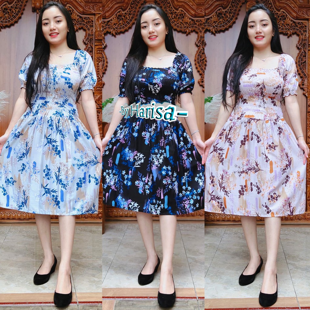 Dress Sabrina Clary flower Rayon Super