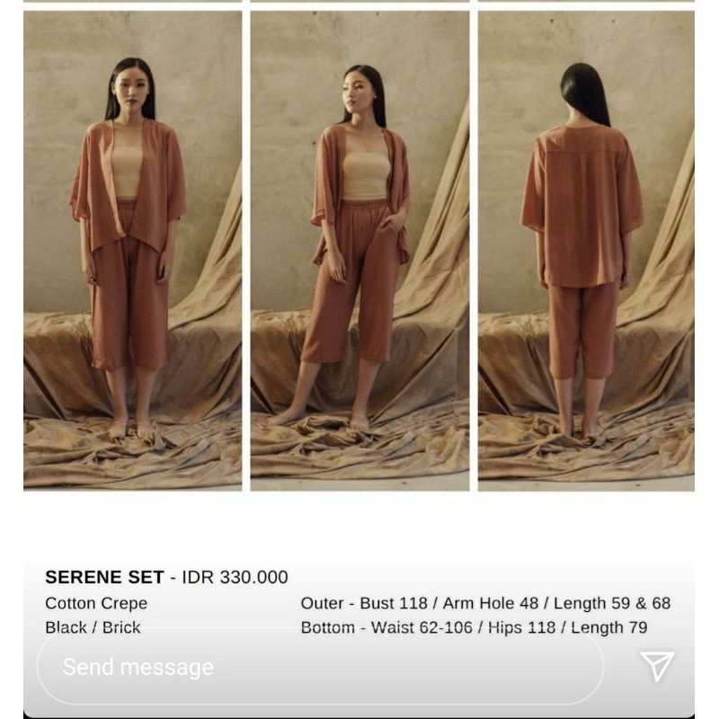 Hellolilo × michelle quan SERENE SET BRICK