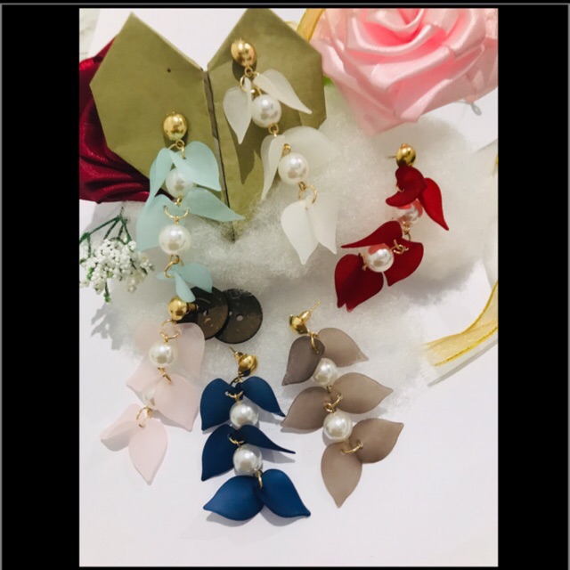 Autumn Leaves Earrings, Anting, Giwang, Ecer/Grosir