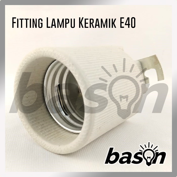 Fitting Lampu Keramik E40