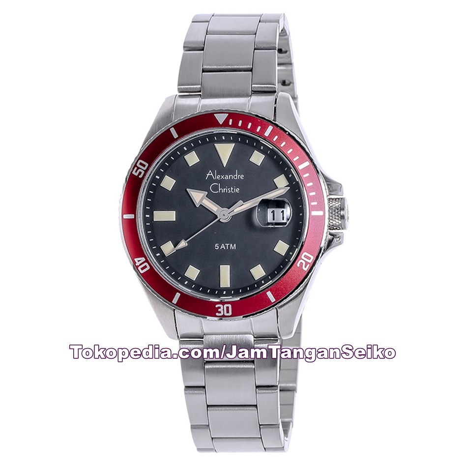 Jam Tangan Pria Alexandre Christie AC 6446 MD BSSBARE Original Sport