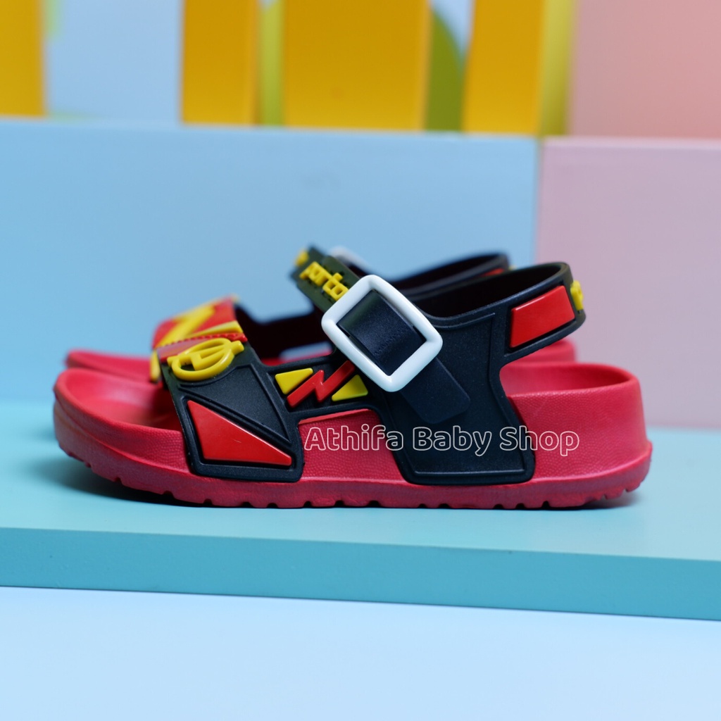 Sepatu Sandal Anak Laki-laki Lelaki Usia 6 Bulan 1 2 3 Tahun Sendal Baim Gunung Karet Balita Prewalker Bayi Cowok -1029T-