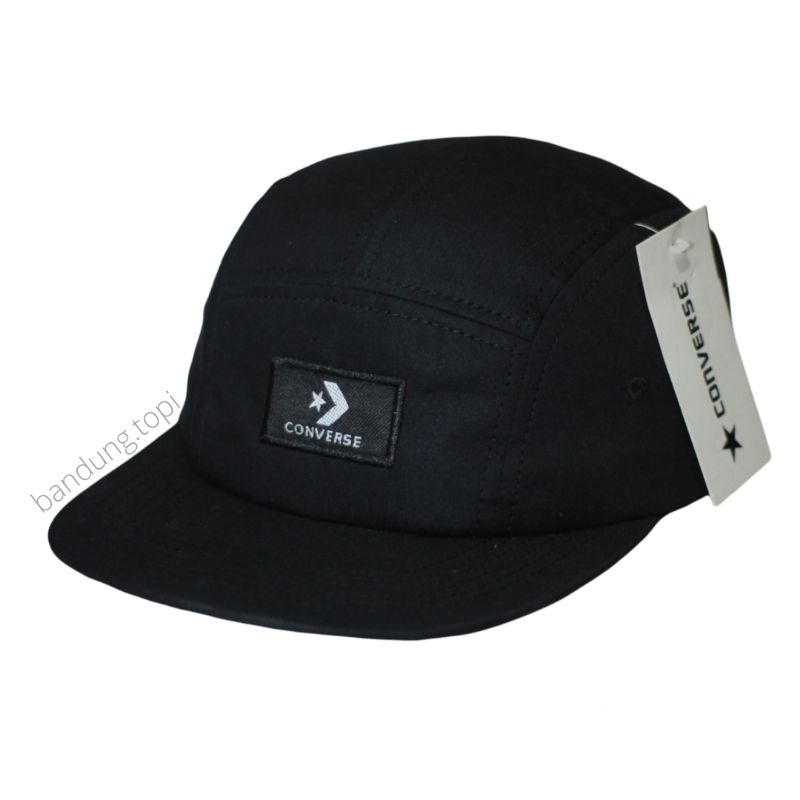 Topi lima panel cap woven bordir converse pria wanita original topi 5 panel pria distro