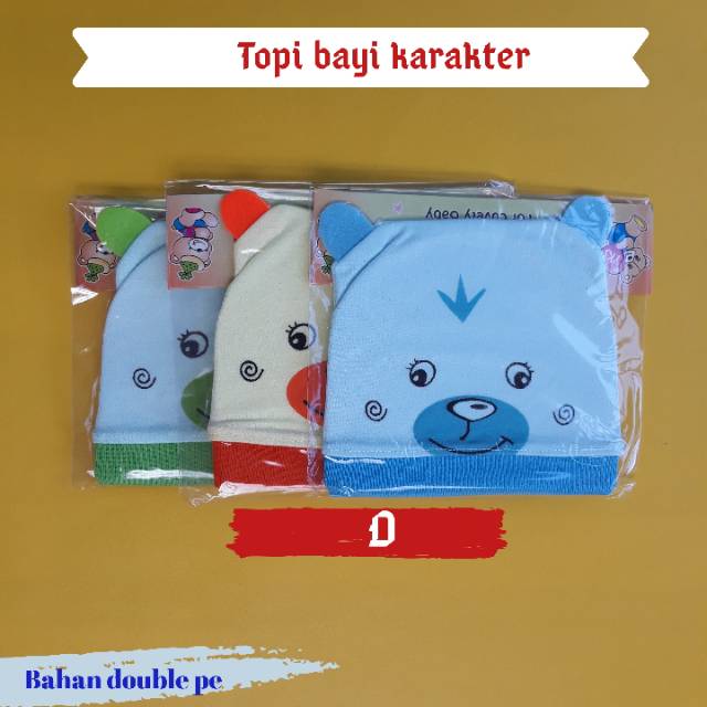 Topi bayi karakter