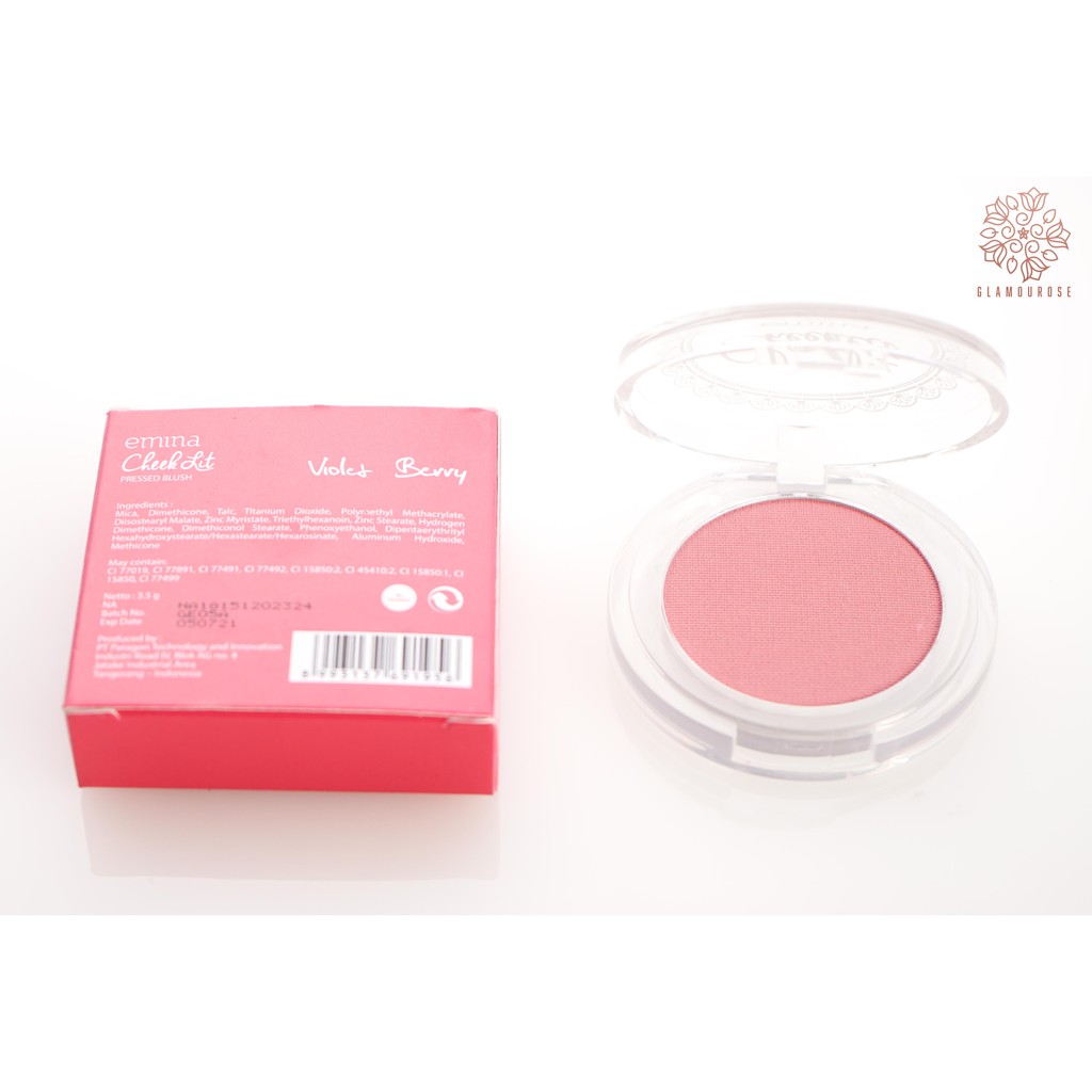 ❤️Glamouroseshop❤️ Emina Cheek Lit  /Cheeklit Pressed Blush On 3.5gr