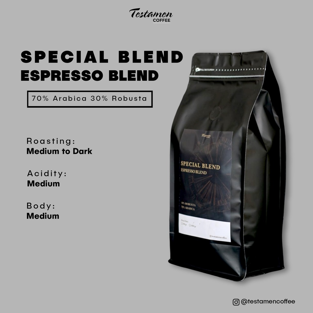 KOPI HOUSE BLEND / KOPI SUSU / KOPI ESPRESSO BLEND 500 gr 1 kg / KOPI BUBUK / BIJI KOPI / COFFEE BEA