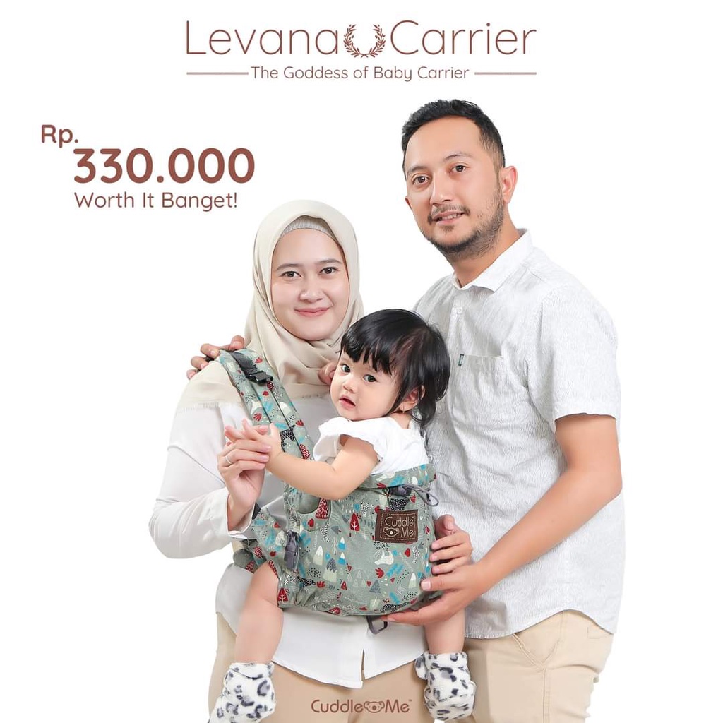 [Bonus Hagmi] Levana Carrier CuddleMe gendongan SSC Gendongan Bayi CuddleMe