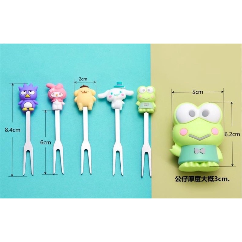 garpu imut cute forks character Garpu buah