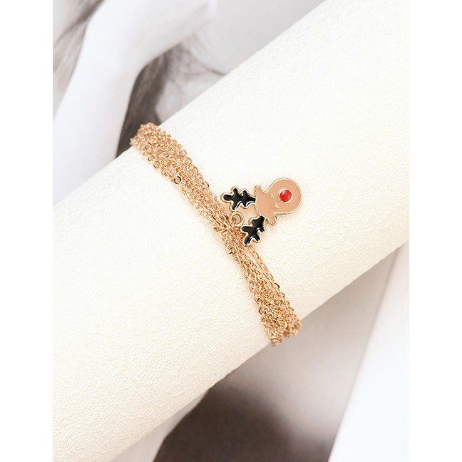 LRC Gelang Tangan Fashion Color Christmas Bracelet D18688