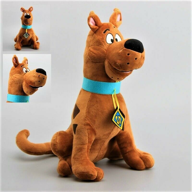 Lovely Brown Scooby-doo Plush Toy Stuffed Soft Kawaii Animal Cartoon Pillow Kids 35cm Stuffed Doll