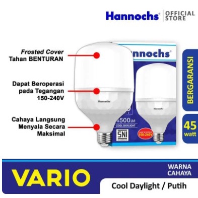 Bola Lampu Led Hannochs Vario 45 Watt Bohlam Hannochs Led Vario 45 W