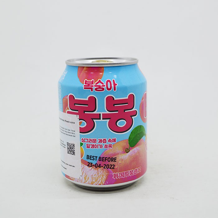 

HAITAI PEACH JUICE W/ PEACH SACS 238 ML