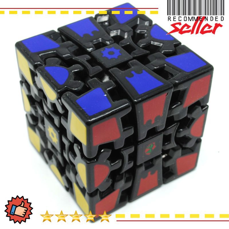 Terlaris Rubik X-Cube Magic 3D Puzzle - X10 - Black