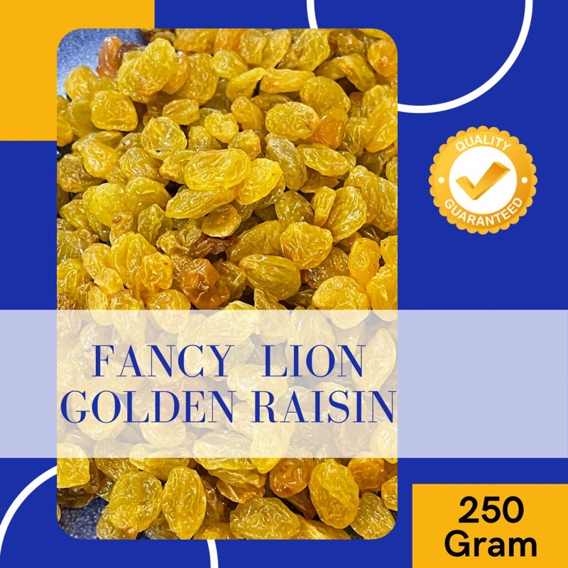 Golden Raisin Fancy 250Gram (LION) / Kismis Golden 250Gr