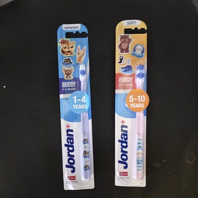 JORDAN SIKAT GIGI anak buddy step 1 2 usia 1 - 4 y 5 - 10 y baby kid toothpaste