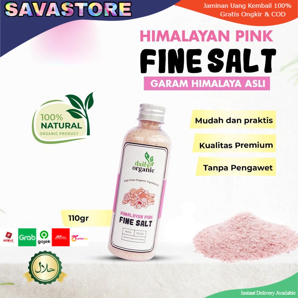 GARAM HIMALAYA DAILY ORGANIC PREMIUM HIMALAYAN PINK SALT