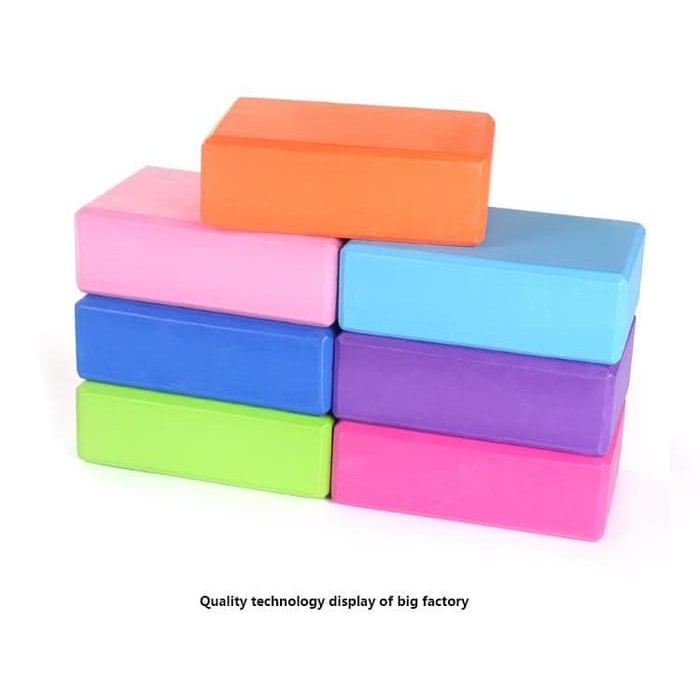 Balok Yoga Yoga Brick Yoga Block WARNA WARNI warna harus random