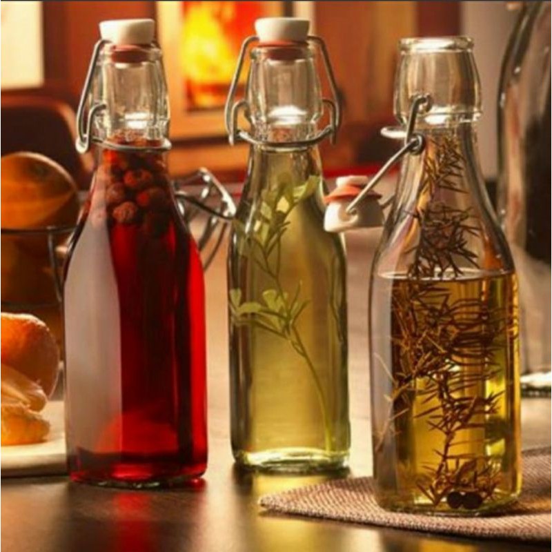 BOTOL SWING BORMIOLI ROCCO 500 ML/BOTOL KACA IMPORT/BOTOL KACA SUSU