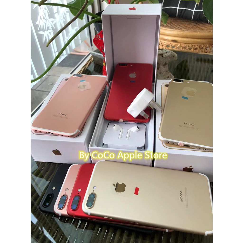 iPhone7Plus 128GB All Sim Silent Fullset Original Second Like New Mulus100%  3utools All Green (Garansi 1 Tahun)