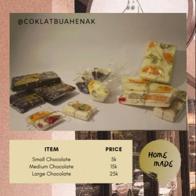 

Cokelat buah kering enak cokelat kado