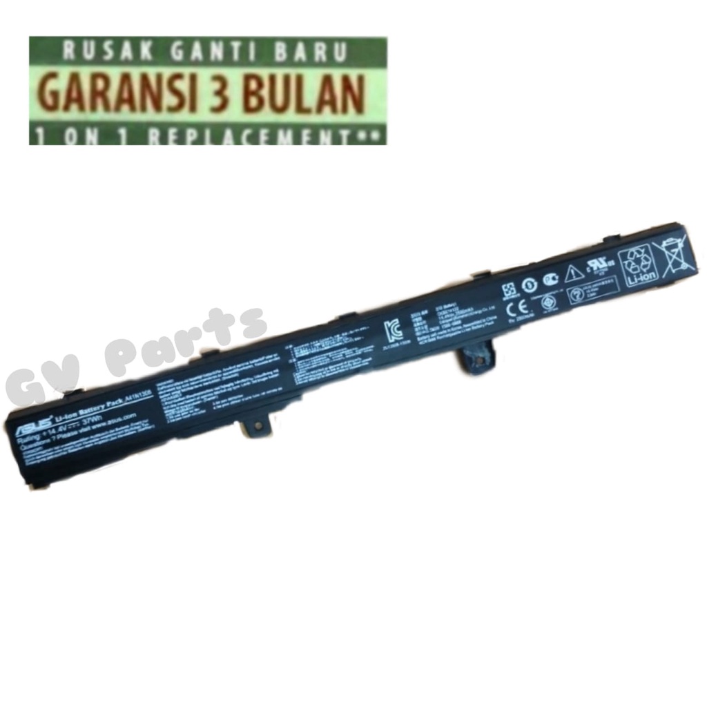 Baterai Laptop Asus X451C