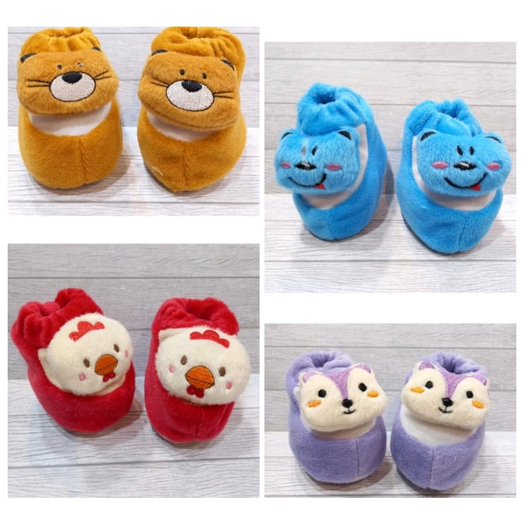 SEPATU BAYI BULU SEPATU BONEKA LUCU NEW BORN / SEPATU BAYI