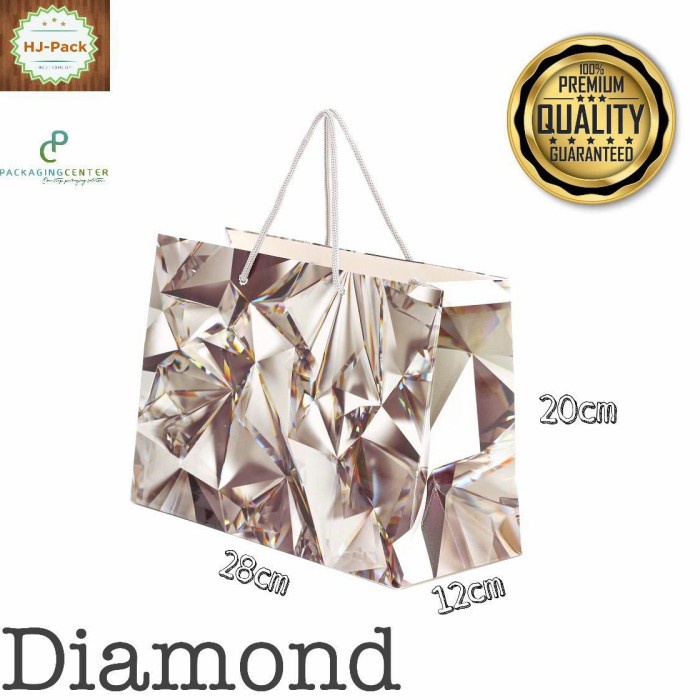 

TERLARIS (MEWAH)Tas kertas DIAMOND kado gift bag jewelleryperhiasan/Shoppingbag