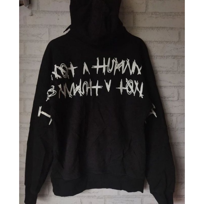 hoodie im not human being second