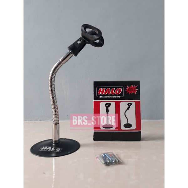 Stand mic tempel dinding stand meja HALO