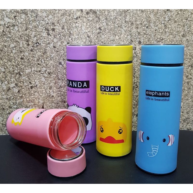 Botol 6oup Kaca Animal 450 ml / Botol Kaca Animal