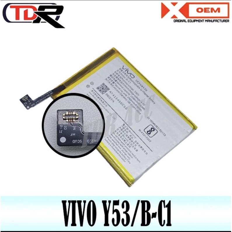 battery - batre - batrai - baterai vivo y53 BC1 - full cell